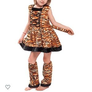 Girl tiger dress